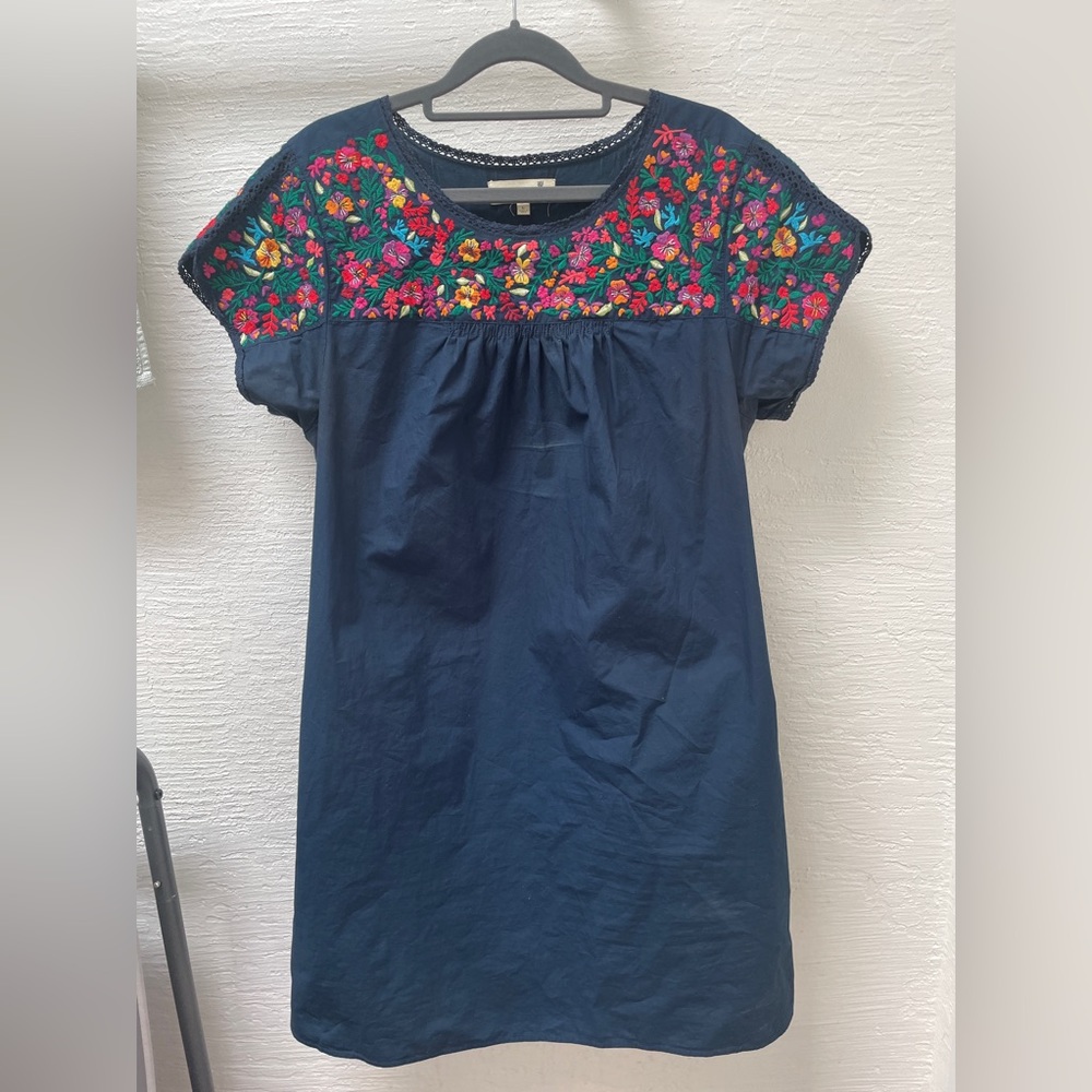 Madewell Embroidered Dress, L